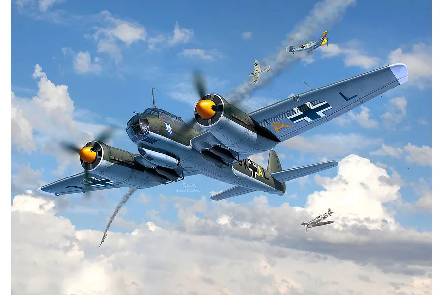 Revell 1/72 Junkers Ju88 A-1 &amp;quot;Battle of Britain&amp;quot; Scaled Plastic Model Starter Kit image 2