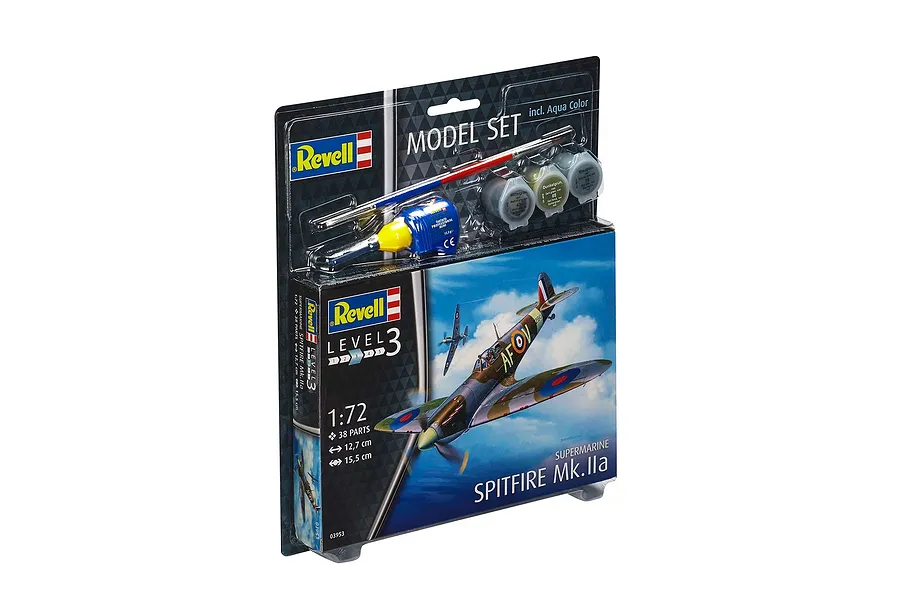 Revell 1/72 Supermarine Spitfire Mk.IIa Scaled Plastic Model Starter Kit image 3