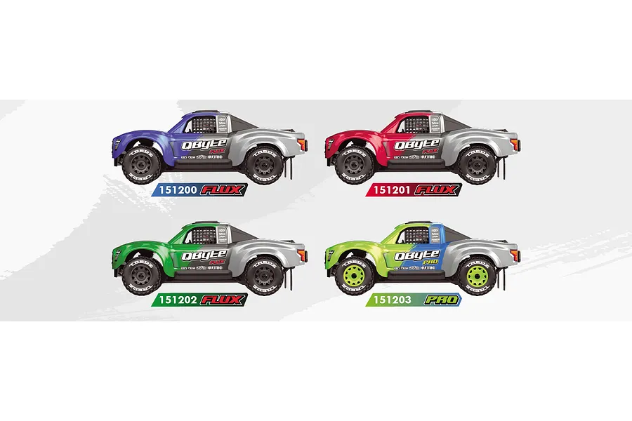 Maverick QByte SC Flux RC Short Course Truck Electric Brushless 4WD 1/12 Scale RTR - Green image 151448