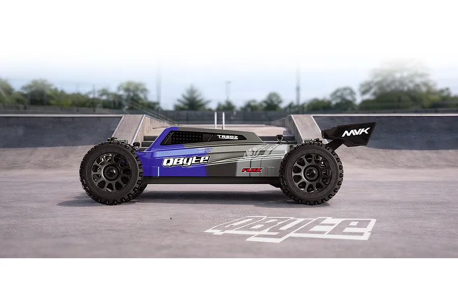 Maverick QByte XB Flux RC Buggy Electric Brushless 4WD 1/12 Scale RTR - Blue image 151502