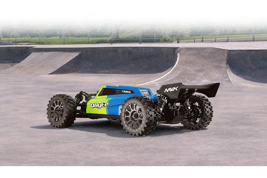 Maverick QByte XB Pro RC Buggy Electric Brushless 4WD 1/12 Scale RTR - Fluoro Green image 151522