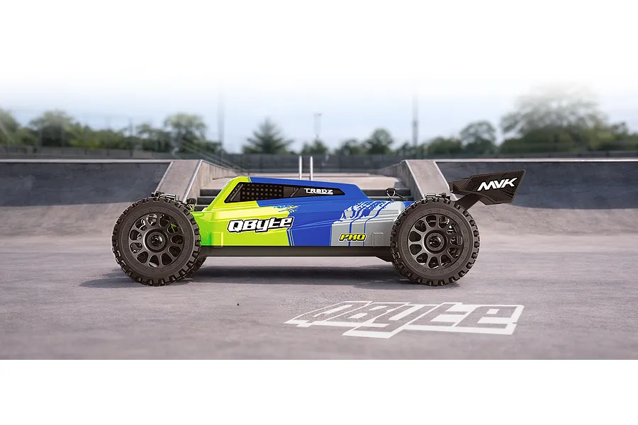 Maverick QByte XB Pro RC Buggy Electric Brushless 4WD 1/12 Scale RTR - Fluoro Green image 151523