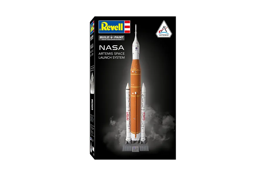 Revell 1/144 NASA Artemis Space Launch System (SLS) Scaled Plastic Model Starter Kit image 151594