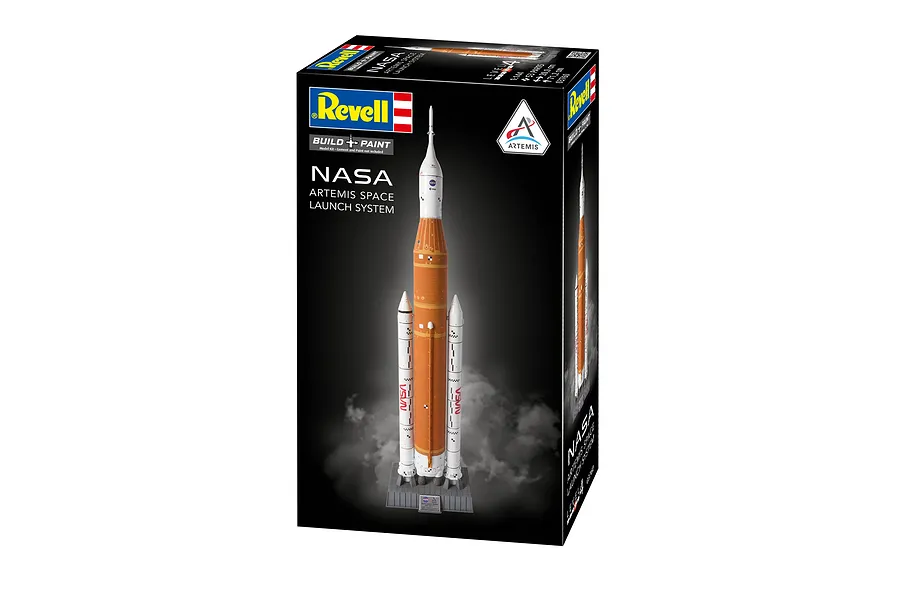 Revell 1/144 NASA Artemis Space Launch System (SLS) Scaled Plastic Model Starter Kit image 151595