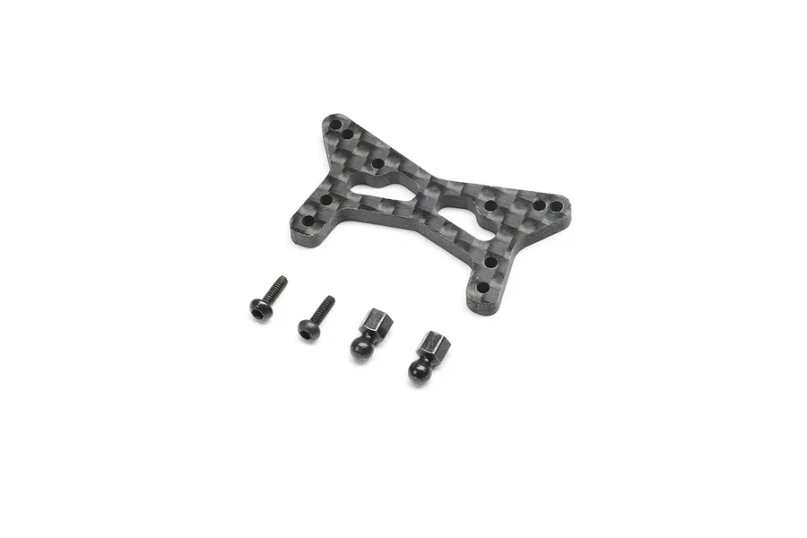 Losi Carbon Front Shock Tower: Micro-B image 151655