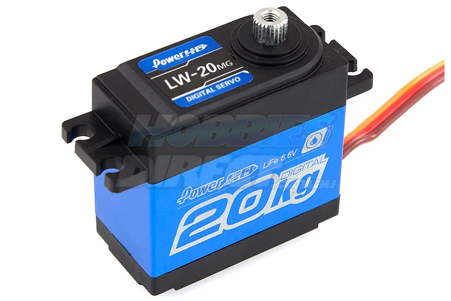 Power HD Standard LW-20MG 20kg Metal Geared Waterproof Servo image 15167