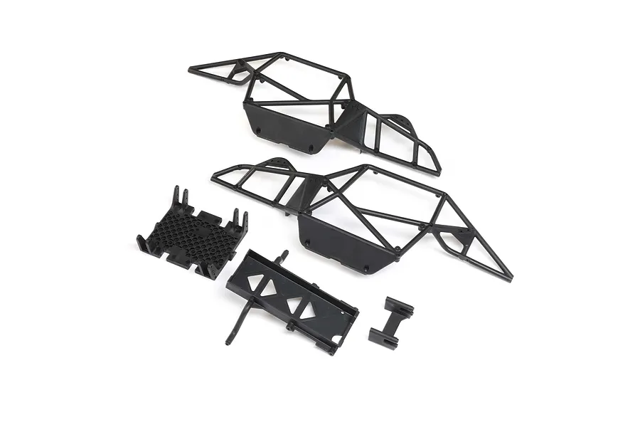 Axial Cage Sides, Skid Plate, Battery Tray: Gilamon AXP8 image 151673
