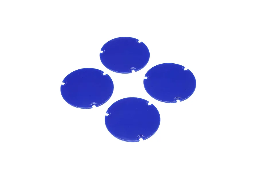Losi Wheel Cover Set, Blue: 22S Sprint image 151722