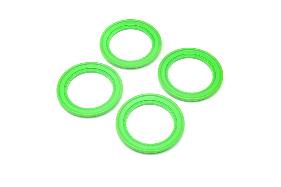 Losi Snap-in Beadlock Rings, Green (4): LMT 2.0 image 151733