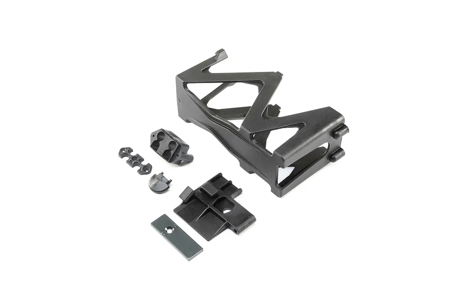 Losi BatteryTray, Door, Lock, EC5 BaseSet: SuperBajaRey image 151760