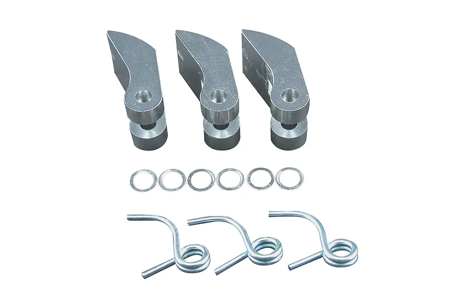Losi Clutch Shoe &amp;amp; Spring Set, Alum(3): LST/2, AFT, MGB image 151771