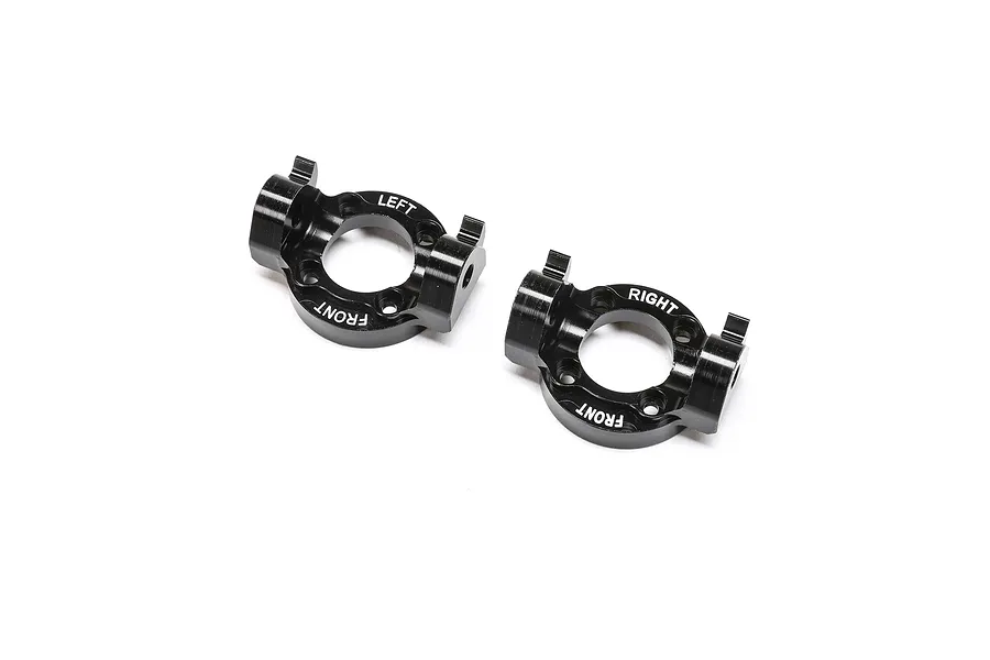 Losi Black Aluminium 0 Deg Spindle Carrier Pair, LMT, Tuned LMT image 151995