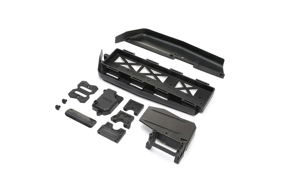 TLR Battery Tray, Center Diff &amp;amp; Servo Mount: 8XE 2.0 image 152039