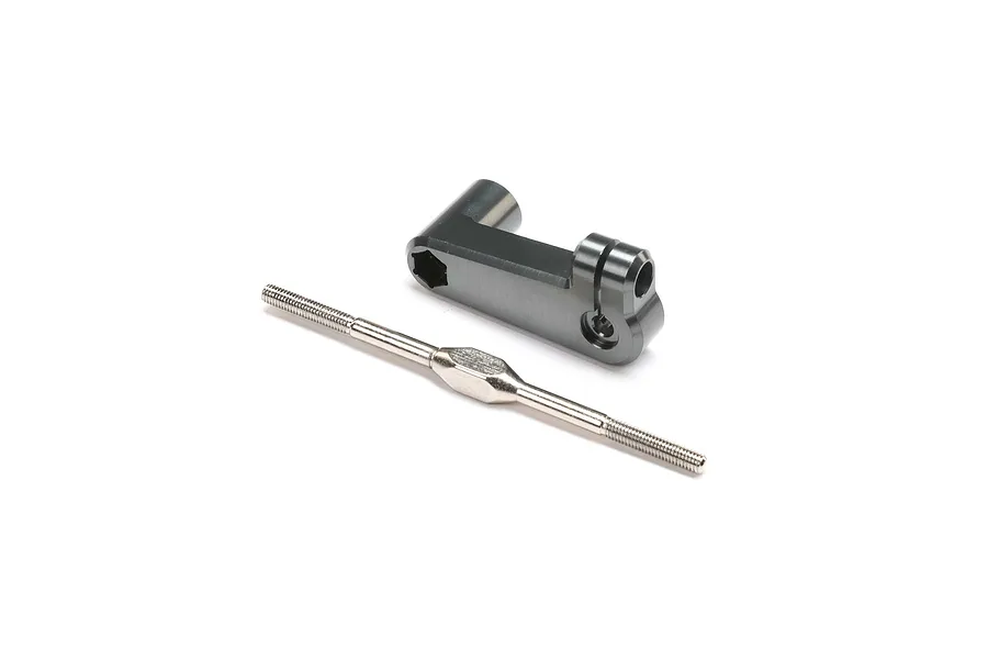 Losi Servo Horn &amp;amp; Steering Link: 8X Super Lasernut image 152106