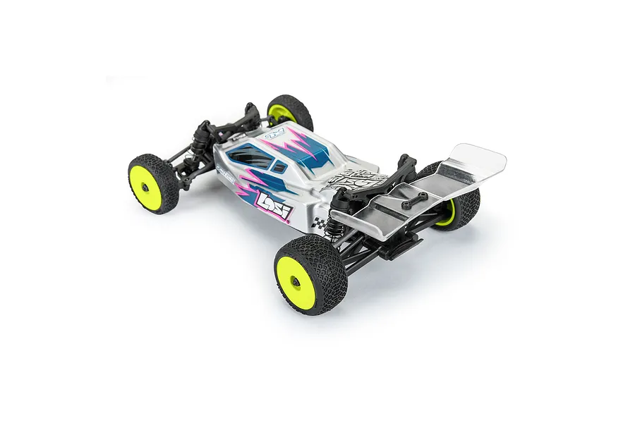 Pro-Line 1/24 Electron 2.0 Buggy F/R Tires Mounted 7mm Yellow (4): Micro-B image 152188