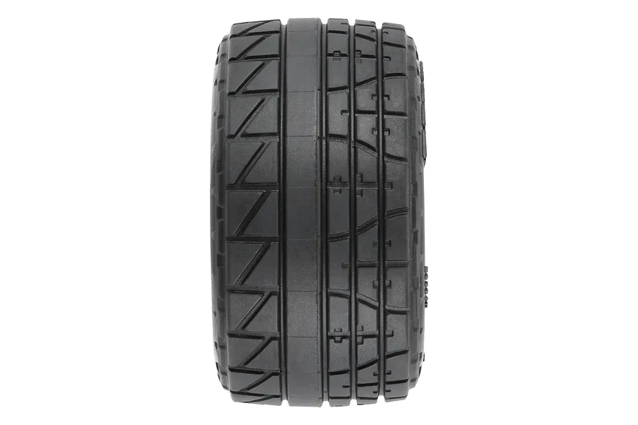 Pro-Line 1/18 Menace F/R Street Tires MTD 12mm Black Raid (4): Granite GROM image 152191