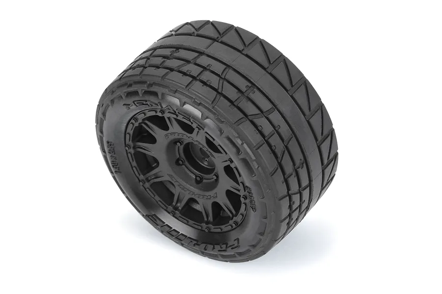 Pro-Line 1/18 Menace F/R Street Tires MTD 12mm Black Raid (4): Granite GROM image 152193