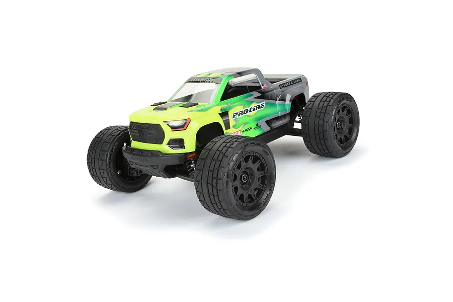 Pro-Line 1/18 Menace F/R Street Tires MTD 12mm Black Raid (4): Granite GROM image 152194