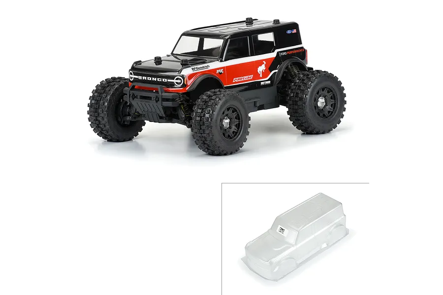 Pro-Line 1/10 2021 Ford Bronco Unpainted Body Shell - Clear image 152347