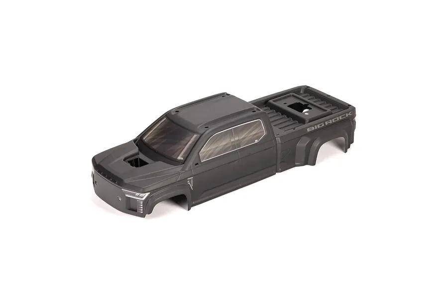 ARRMA 1/10 Big Rock Crew 4X4 Clipless Painted Body Shell - Matte Black image 152358
