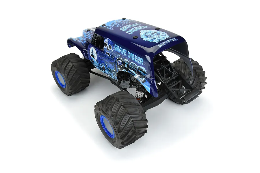 Pro-Line 1/8 Grave Digger Ice Painted Body Shell - Blue image 152383