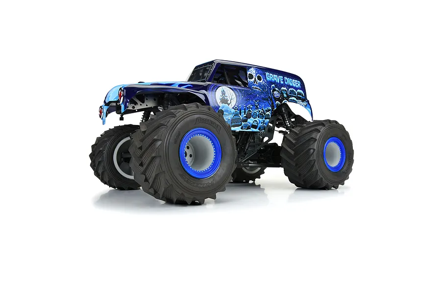 Pro-Line 1/8 Grave Digger Ice Painted Body Shell - Blue image 152384