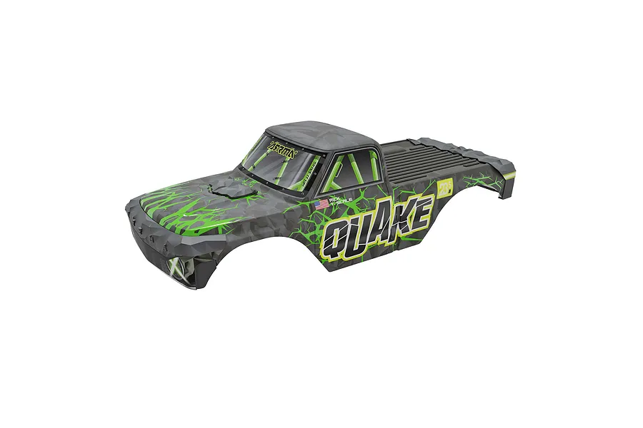 ARRMA 1/10 Quake 223S Painted Body Shell - Green image 152388