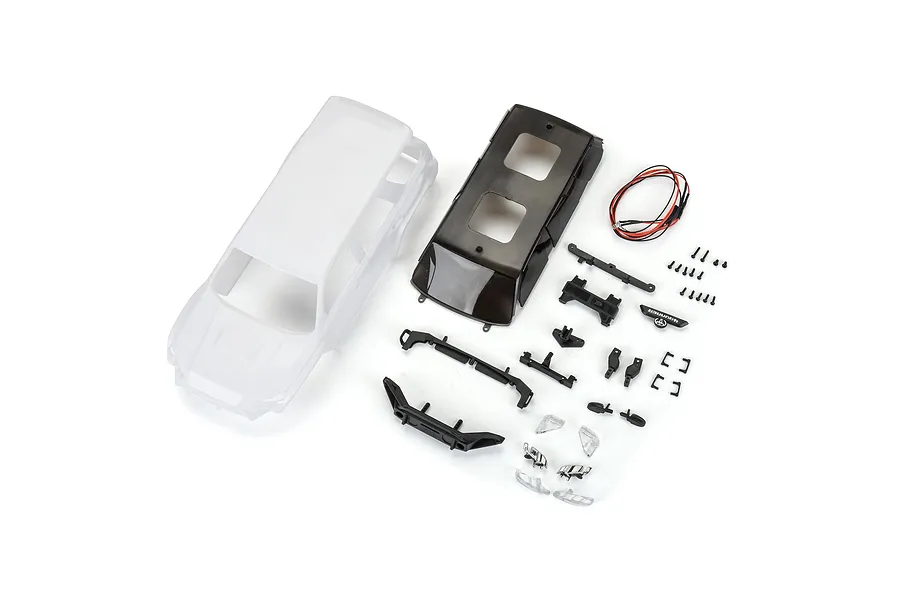 Pro-Line 1/24 2024 Toyota 4Runner TRD Pro Painted Hard Body Shell Set - White image 152420