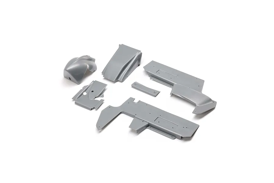 Losi 1/10 22S Sprint Painted Body Panels - Silver image 152430