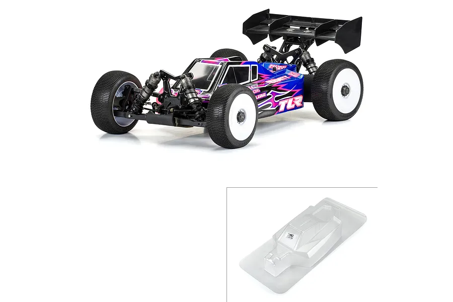 Pro-Line 1/8 Sector 8IGHT-X/E 2.0 Unpainted Body Shell - Clear image 152439