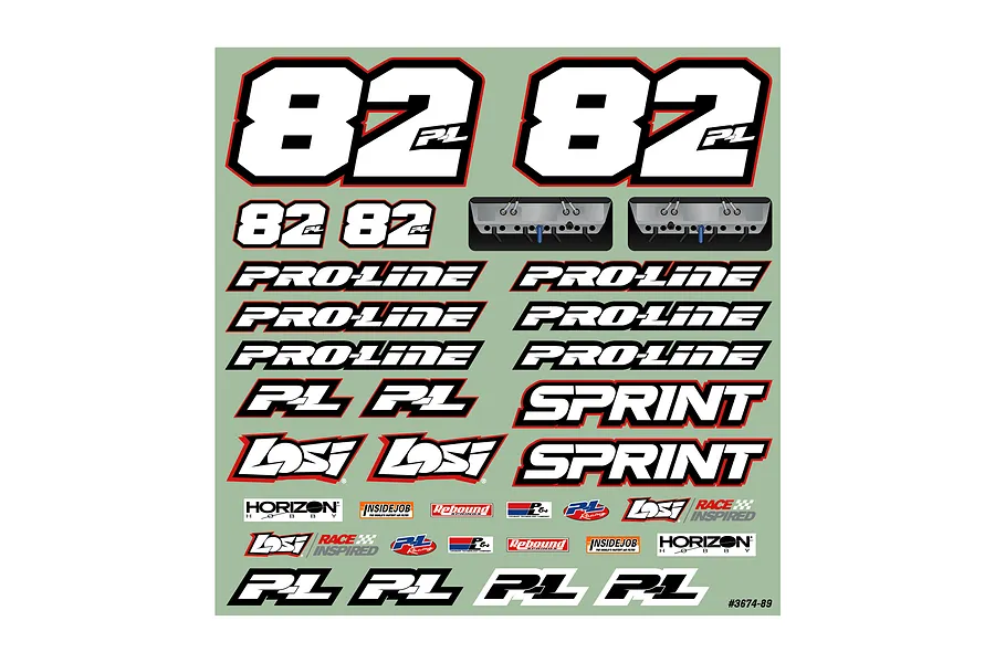 Pro-Line 1/10 Sprint Car Light Weight Unpainted Body Panels - Clear image 152455