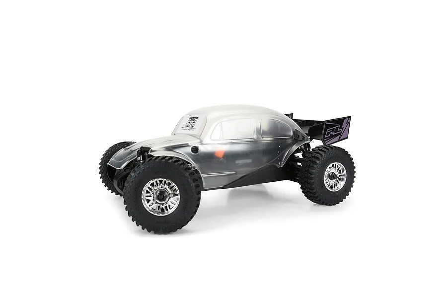 Pro-Line 1/14 Classic VW® Baja Bug Conversion Kit with Unpainted Body Shell and Wheels - Clear image 152456