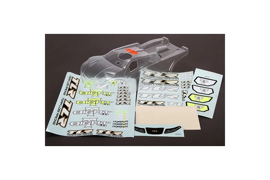 TLR 1/8 8IGHT 3/4 Unpainted Body Shell - Cleat image 152479