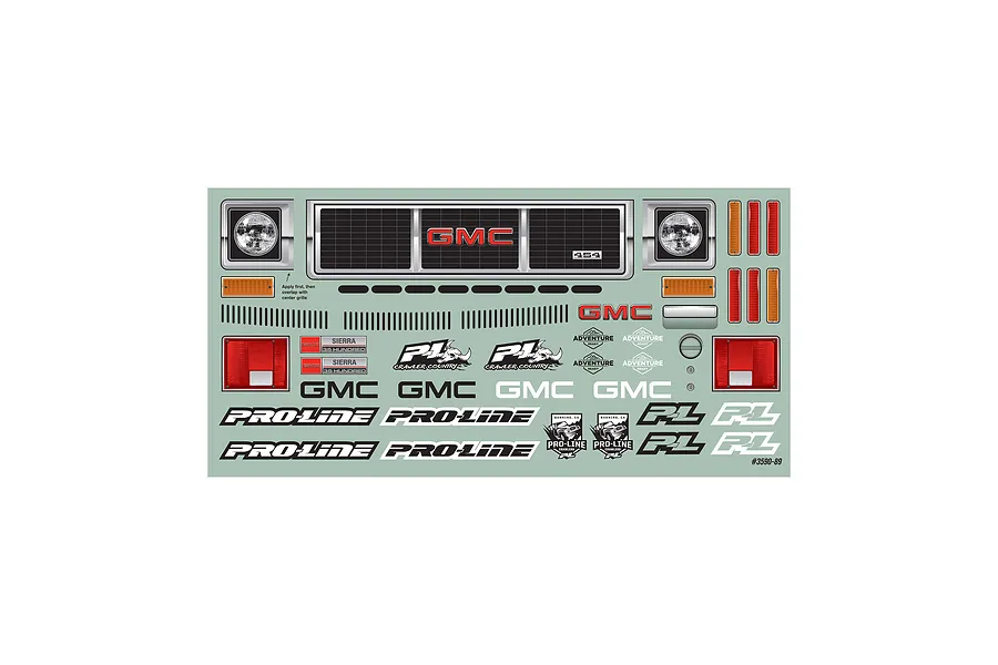 Pro-Line 1/10 1973 GMC Sierra 3500 Unpainted Body Shell - Clear image 152497