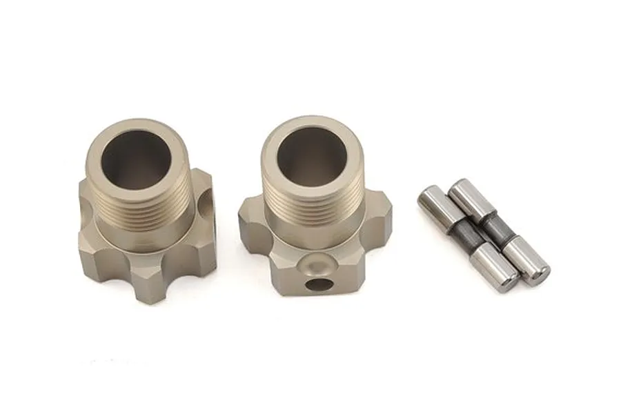 TLR 5IVE-B Aluminium +2.5mm Wheel Hex &amp;amp; Pin 2Pcs image 15251