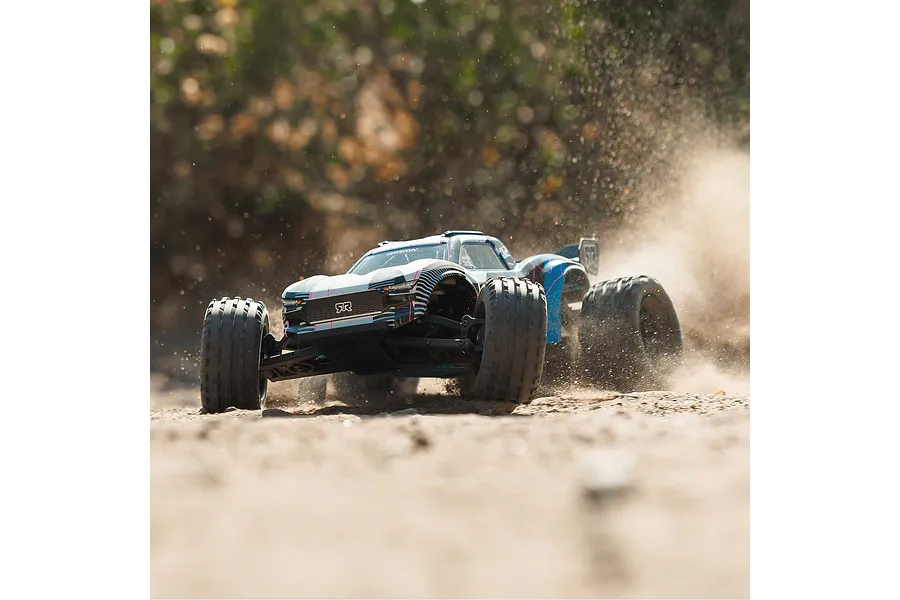 ARRMA Vorteks MEGA 550 RC Stadium Truck Electric 2WD 1/10 Scale RTR - Blue image 152558
