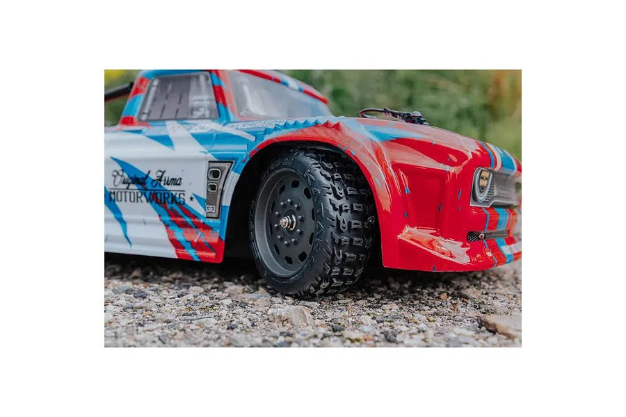 ARRMA Infraction Resto-Mod 4x4 Mega RC Truck Electric 4WD 1/8 Scale RTR - Red/Blue image 152587