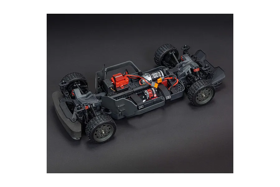 ARRMA Infraction Resto-Mod 4x4 Mega RC Truck Electric 4WD 1/8 Scale RTR - Red/Blue image 152588