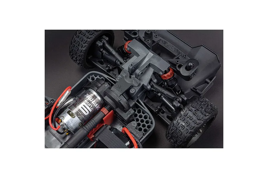 ARRMA Infraction Resto-Mod 4x4 Mega RC Truck Electric 4WD 1/8 Scale RTR - Red/Blue image 152592