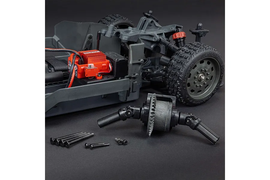 ARRMA Infraction Resto-Mod 4x4 Mega RC Truck Electric 4WD 1/8 Scale RTR - Red/Blue image 152595