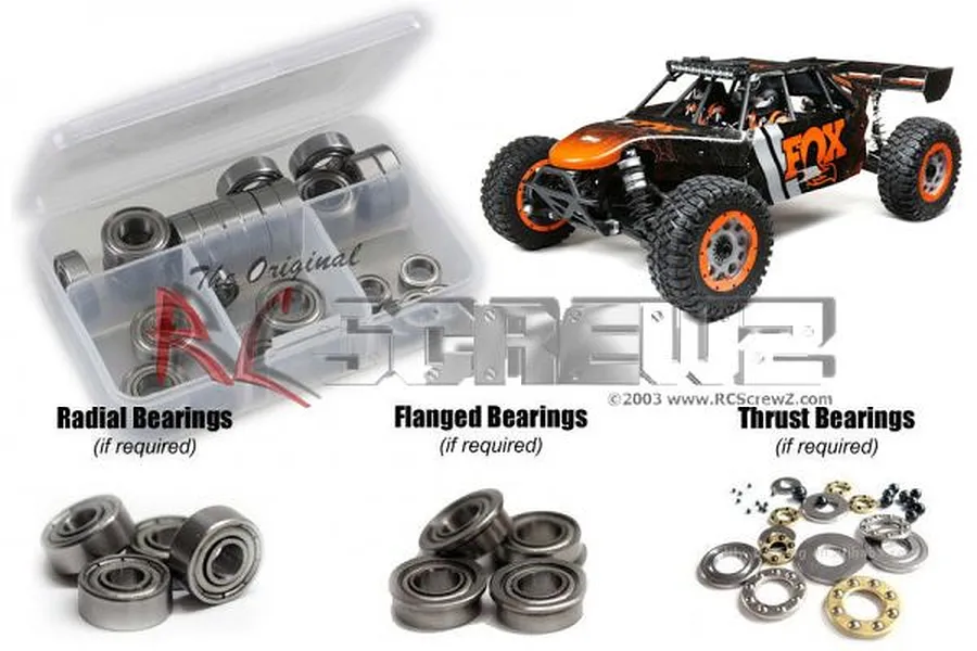 RC Screwz DBXL-E 2.0 Metal Shielded Bearing Kit image 1