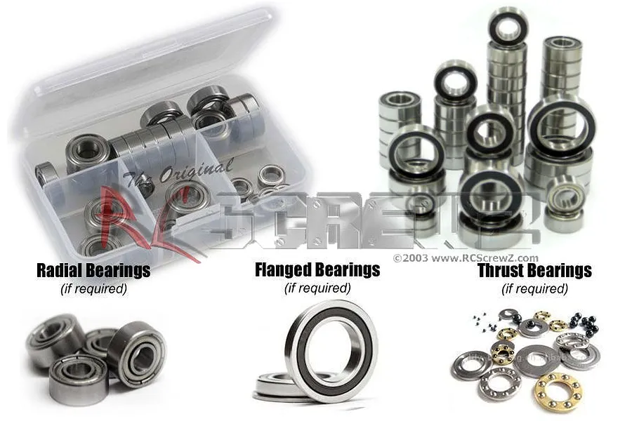 RC Screwz Kraton 6S BLX V1 Rubber Shielded Bearing Kit image 1