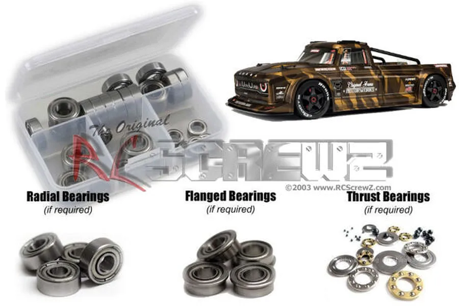 RC Screwz Infraction BLX 6S Metal Shielded Bearing Kit image 1