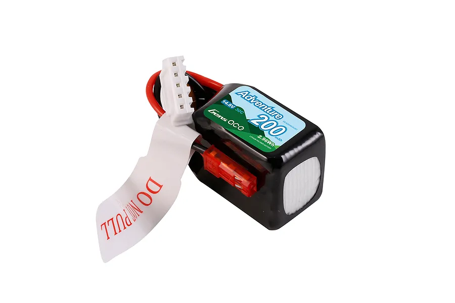 Gens Ace Adventure 14.8V 200mAh 30C 4S Soft Case LiPo Battery image 152890