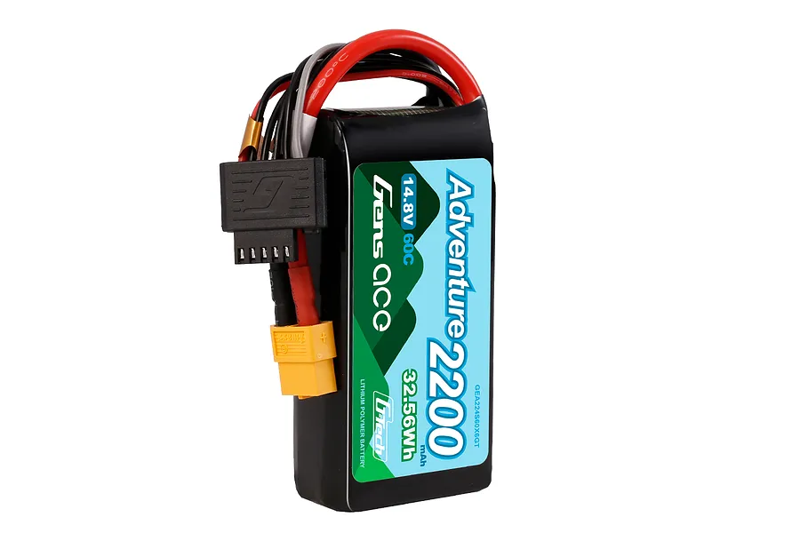 Gens Ace G-Tech Adventure 14.8V 2200mAh 60C 4S Soft Case LiPo Battery image 152896