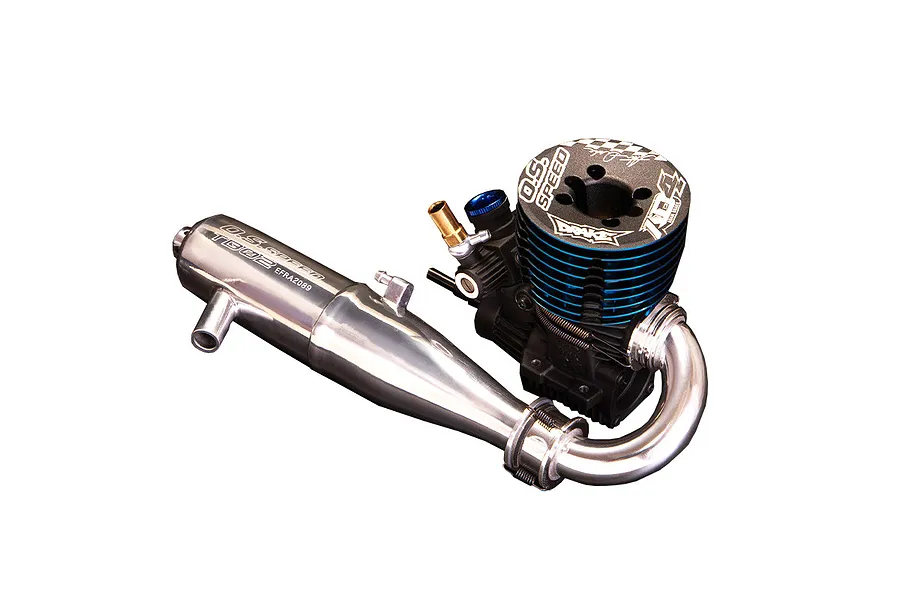 O.S. Engines Speed B21 Adam Drake 4 .21 Buggy Engine with T-2090 Exhaust Pipe image 152984