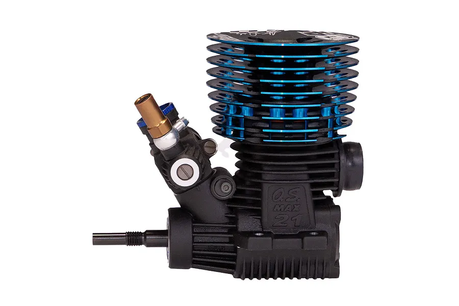O.S. Engines Speed B21 Adam Drake 4 .21 Buggy Engine with T-2090 Exhaust Pipe image 152985
