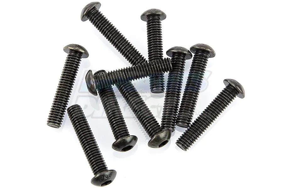 Rovan 6x33mm Fine Thread Button Head Screws 10Pcs image 15521