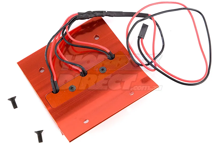 Rovan Orange Aluminium Roof Plate w/ Led Lights image 15523
