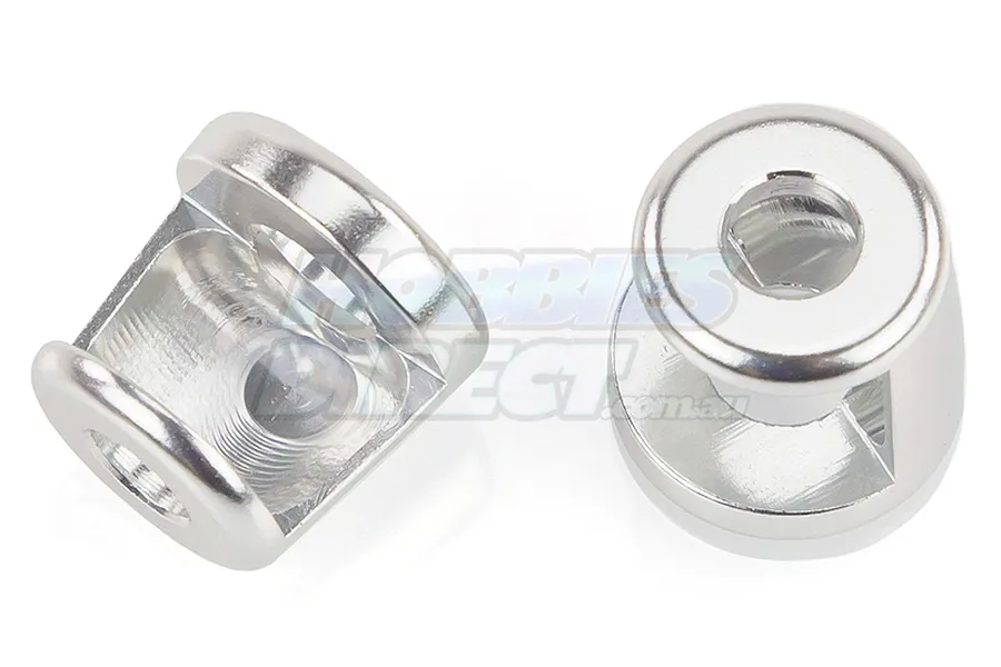Rovan Silver Aluminium Front Upper Shock Protectors 2Pcs image 15533